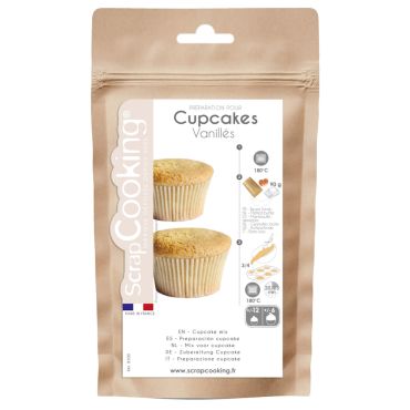 Préparation pour Cupcakes Vanillés ScrapCooking | jourdefete.com Préparation pour Cupcakes Vanillés ScrapCooking | jourdefete.com