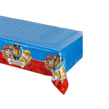 Nappe en plastique bleue et rouge Pat'Patrouille 120 x 180 cm Nappe en plastique bleue et rouge Pat'Patrouille 120 x 180 cm