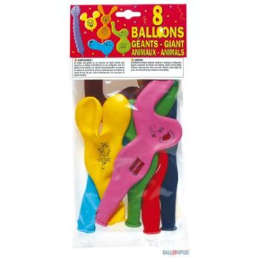 8 Ballons Géants Animaux 8 Ballons Géants Animaux