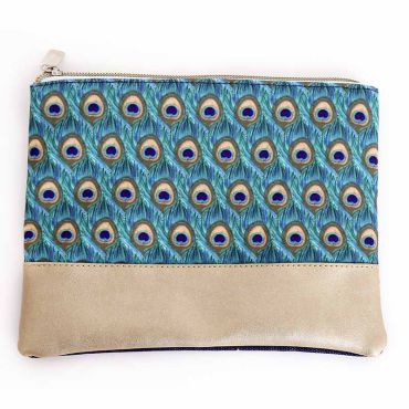 trousse-maquillage-plume-feuille|jourdefete.com trousse-maquillage-plume-feuille|jourdefete.com