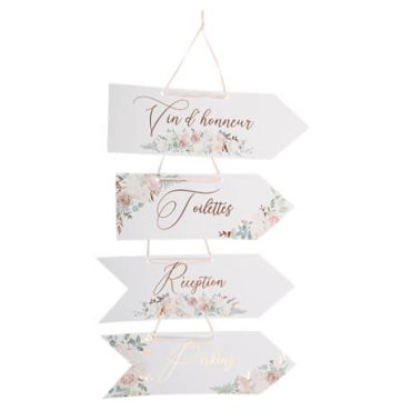 4 Flèches directionnelles collection peony | jourdefete.com