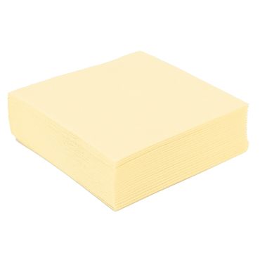 50 Petites Serviettes Microgaufrées - Ivoire 50 Petites Serviettes Microgaufrées - Ivoire