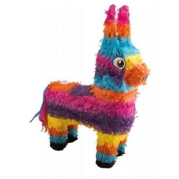 Piñata âne multicolore