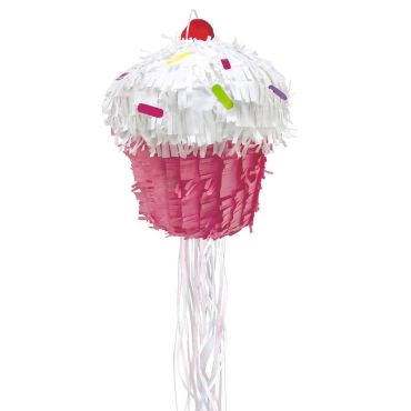 Pinata Cupacake Rose et Blanc