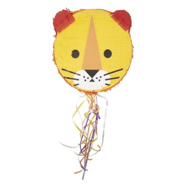 Piñata à tirer en forme de tête de lion Piñata à tirer en forme de tête de lion