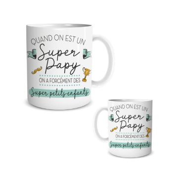 mug super papy ou mamie modele au choix | jourdefete.com mug super papy ou mamie modele au choix | jourdefete.com