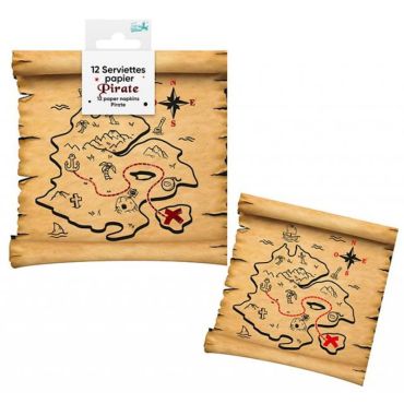 Des serviettes à l'effigie des pirates pour l'anniversaire de votre enfant | jourdefete.com Des serviettes à l'effigie des pirates pour l'anniversaire de votre enfant | jourdefete.com