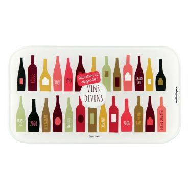 Planche à Saucisson et son Couteau "Vins Divins" - Derrière La Porte