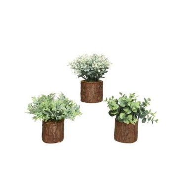 plante en plastique dans un tronc de 14 cm | jourdefete.com plante en plastique dans un tronc de 14 cm | jourdefete.com