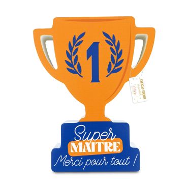 Trophée en bois Super Maître avec message Merci pour tout | jourdefete.com Trophée en bois Super Maître avec message Merci pour tout | jourdefete.com