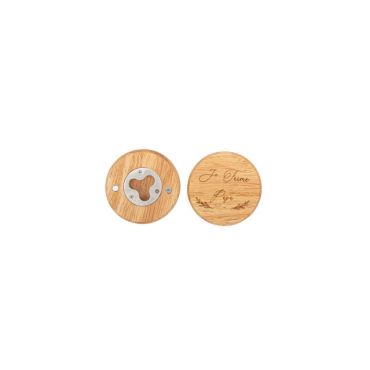 Décapsuleur Magnétique en Bois avec gravure - Modèle Papa Décapsuleur Magnétique en Bois avec gravure - Modèle Papa