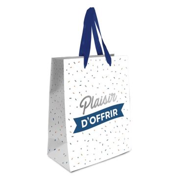 Pochette cadeau GM "Plaisir d’Offrir" avec design moderne à confettis | jourdefete.com Pochette cadeau GM "Plaisir d’Offrir" avec design moderne à confettis | jourdefete.com