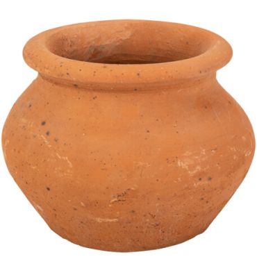 Pot rond en terre cuite terracotta | jourdefete.com Pot rond en terre cuite terracotta | jourdefete.com