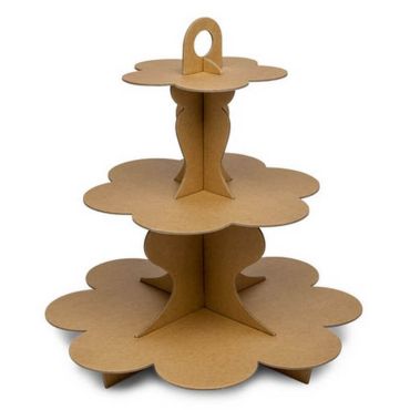 presentoir 3 etages en carton kraft | jourdefete.com presentoir 3 etages en carton kraft | jourdefete.com