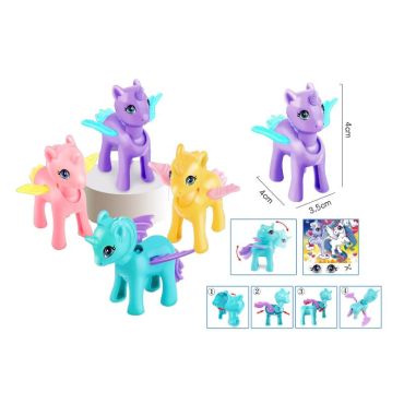 puzzle 8 pièces licorne en 3 D puzzle 8 pièces licorne en 3 D