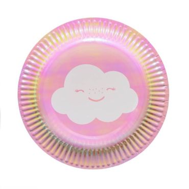 assiette-carton-holographique-nuage | jourdefete.com assiette-carton-holographique-nuage | jourdefete.com