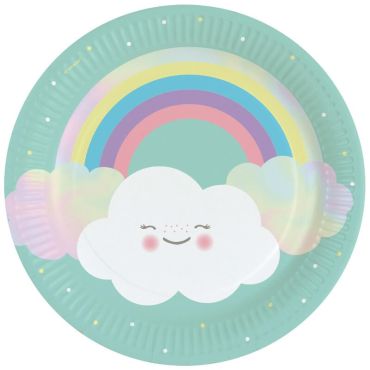 assiettes-carton-anniversaire-mignon-nuage | jourdefete.com assiettes-carton-anniversaire-mignon-nuage | jourdefete.com