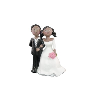 Figurine pour mariage - 10 x 6 x 15 cm - Couple de mariés | jourdefete.com Figurine pour mariage - 10 x 6 x 15 cm - Couple de mariés | jourdefete.com