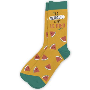 paire de chaussettes la retraite c'est le pied | jourdefete.com paire de chaussettes la retraite c'est le pied | jourdefete.com