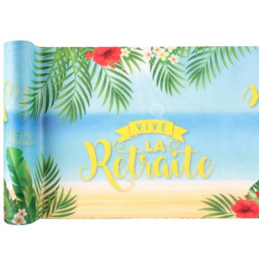 Chemin de table de la collection retraite tropicale de 5 mètres Chemin de table de la collection retraite tropicale de 5 mètres
