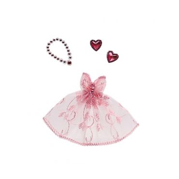 Robe de Princesse et Bijoux Autocollants - Rose Robe de Princesse et Bijoux Autocollants - Rose