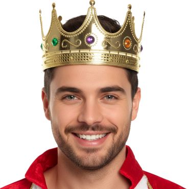 Couronne royale dorée adulte pour déguisement de fête | jourdefete.com Couronne royale dorée adulte pour déguisement de fête | jourdefete.com