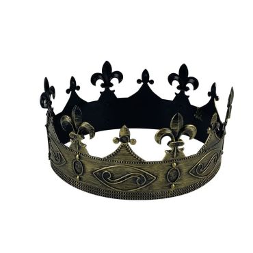 Couronne médiévale dorée avec ornements royaux | jourdefete.com Couronne médiévale dorée avec ornements royaux | jourdefete.com