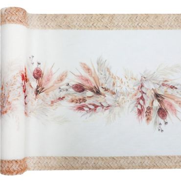 Chemin de table - 45 cm x 3 m - Romance Champêtre | jourdefete.com Chemin de table - 45 cm x 3 m - Romance Champêtre | jourdefete.com