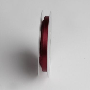 Ruban satin 6 mm - Bordeaux Ruban satin 6 mm - Bordeaux