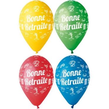 10 ballons retraite | jourdefete.com
