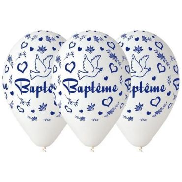 10 ballons baptême | jourdefete.com 10 ballons baptême | jourdefete.com