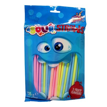 Bonbons en forme de pailles colorées acidulées Sour Straws en sachet | jourdefete.com Bonbons en forme de pailles colorées acidulées Sour Straws en sachet | jourdefete.com