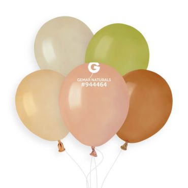 assortiment de 50 ballons 13 cm latex bio gamme couleur naturelle | jourdefete.com assortiment de 50 ballons 13 cm latex bio gamme couleur naturelle | jourdefete.com