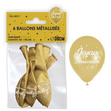 ballons-or-métallisé-joyeux-anniversaire | jourdefete.com ballons-or-métallisé-joyeux-anniversaire | jourdefete.com