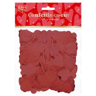 Sachet de confettis de cœurs rouges | jourdefete.com Sachet de confettis de cœurs rouges | jourdefete.com