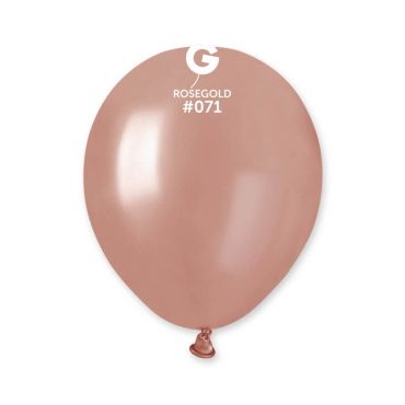 50 ballons métallisés 13 cm rose gold | jourdefete.com 50 ballons métallisés 13 cm rose gold | jourdefete.com