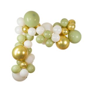 Kit Arche de 56 Ballons La Sauge Green Crème, Vert Sauge et Or Kit Arche de 56 Ballons La Sauge Green Crème, Vert Sauge et Or