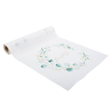 Chemin de table sauge green | jourdefete.com Chemin de table sauge green | jourdefete.com