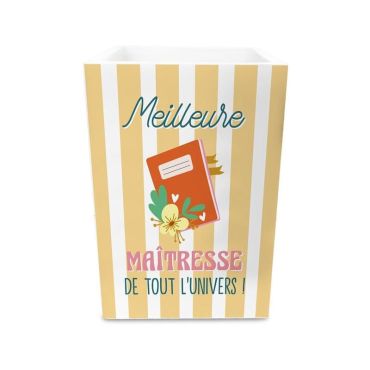 Un joli pot à crayons pour la meilleure maîtresse de tout l'univers | jourdefete.com Un joli pot à crayons pour la meilleure maîtresse de tout l'univers | jourdefete.com