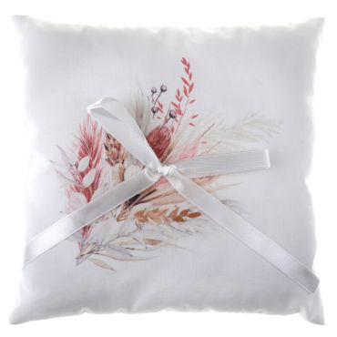 Coussin d'alliances - 18 x 18 cm - Romance Champêtre | jourdefete.com Coussin d'alliances - 18 x 18 cm - Romance Champêtre | jourdefete.com