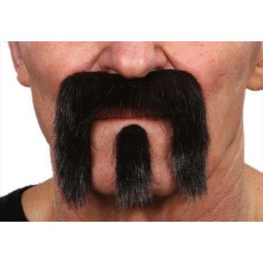 Set moustache et bouc "Seventies" - Noir Set moustache et bouc "Seventies" - Noir