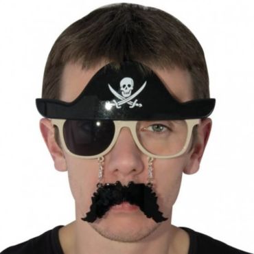 Lunettes Pirate avec Moustache pour enfant Lunettes Pirate avec Moustache pour enfant
