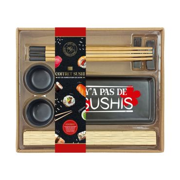 Coffret Sushi – Kit de fabrication de sushi avec accessoires japonais | jourdefete.com Coffret Sushi – Kit de fabrication de sushi avec accessoires japonais | jourdefete.com