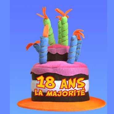 Chapeau Anniversaire Musical 18 ans Chapeau Anniversaire Musical 18 ans