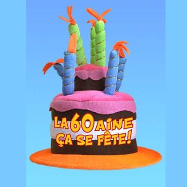 Chapeau Anniversaire Musical 60 ans Chapeau Anniversaire Musical 60 ans