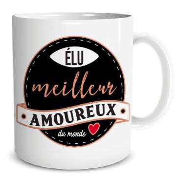 mug élu meilleur amoureux | jourdefete.com mug élu meilleur amoureux | jourdefete.com