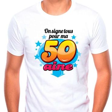 tee-shirt-anniversaire-50-ans | jourdefete.com