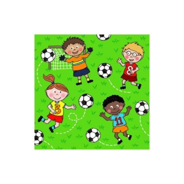 Lot de 20 serviettes - 33 x 33 cm - Football | jourdefete.com Lot de 20 serviettes - 33 x 33 cm - Football | jourdefete.com