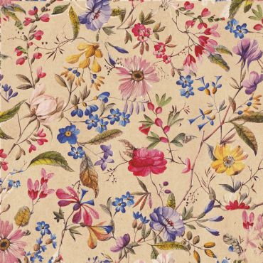 Serviettes By Nature Florentina avec motifs floraux délicats | jourdefete.com