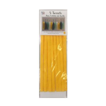 Guirlande 5 tassels - Jaune Guirlande 5 tassels - Jaune